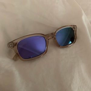 Le Specs Carmito Clear Sunglasses